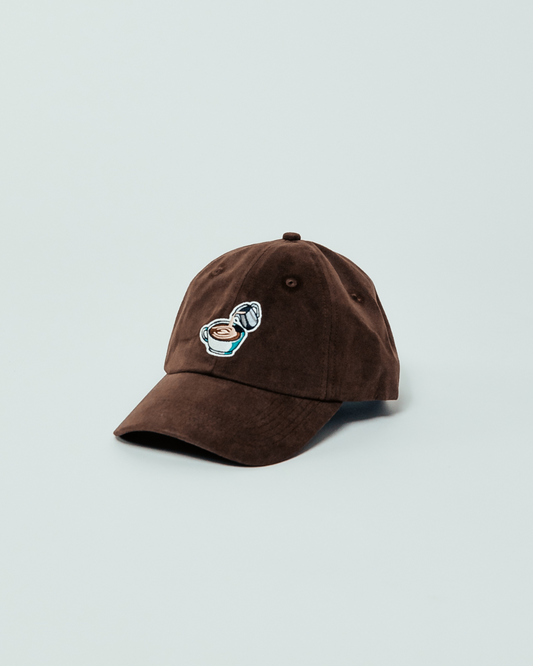 Latte Art Embroidered Cap