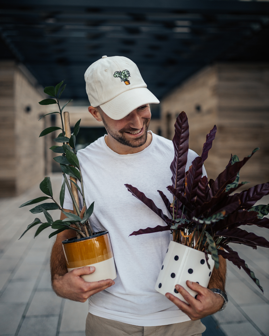 Botanic Embroidered Baseball Cap
