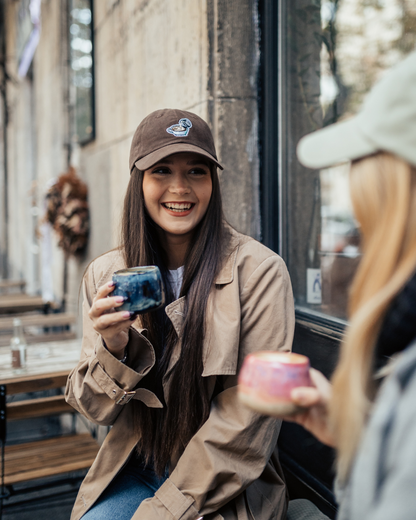 Latte Art Hímzett Sapka